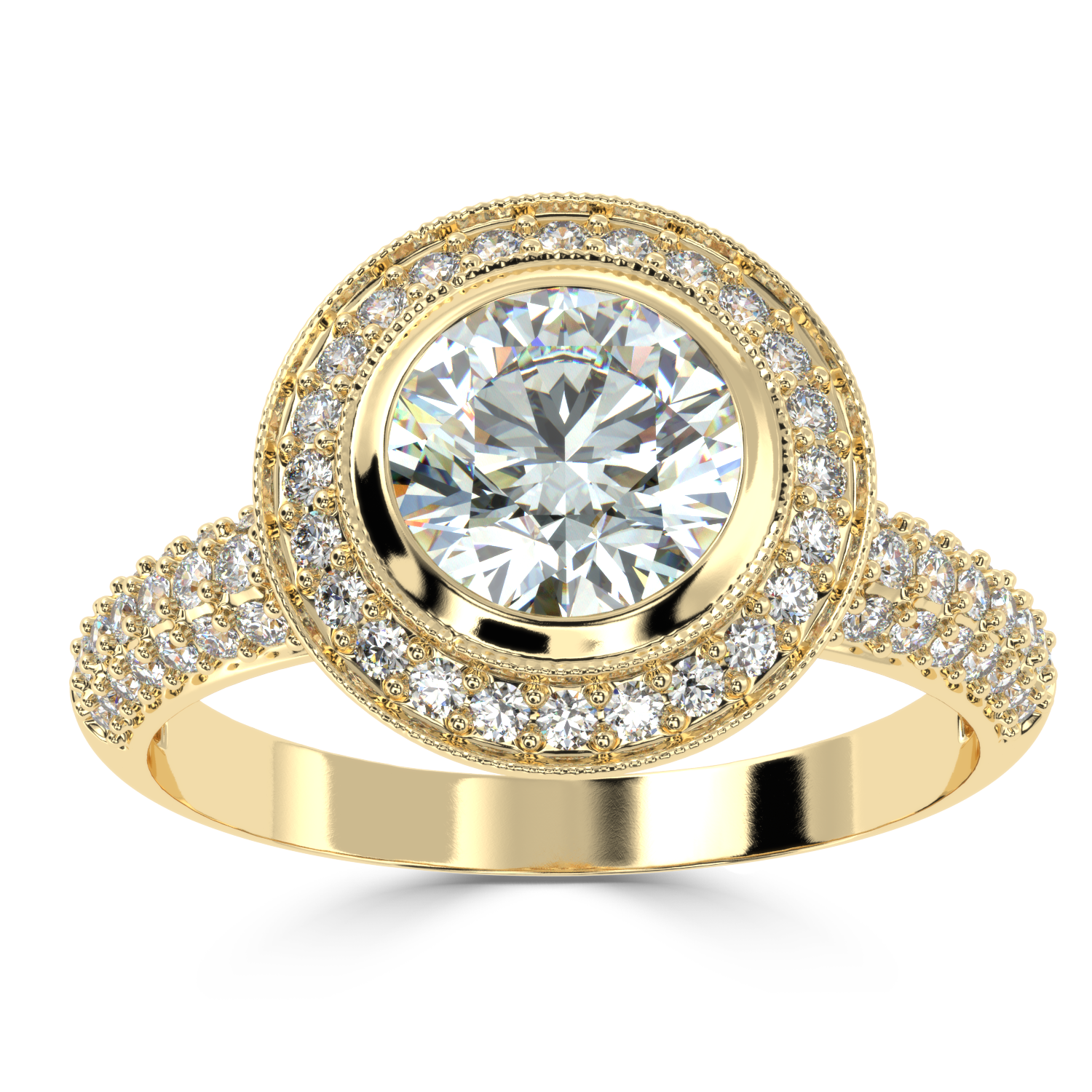 Buy 1.55Ct Solitaire Natural Diamond Ring |SolitaireKart